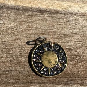 Waxing Poetic Pendant 1” missing one crystal.